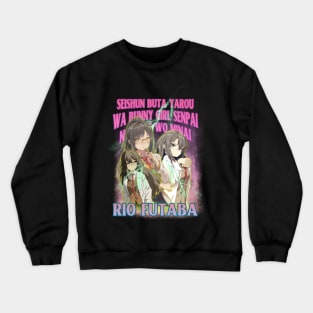 Bootleg Anime Rio Futaba Aobuta Crewneck Sweatshirt